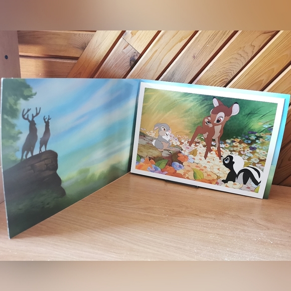 Walt Disney Bambi Lithograph Prints in Folder - Picture 2 of 9